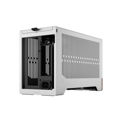 Fractal Design terra mini tower behuizing (zilver/houtkleur | 1x usb-a | 1x usb-c)