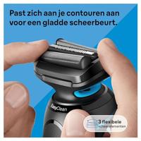 Braun 51-M4500CS Series 5 Elektrisch Scheerapparaat Zwart/Blauw - thumbnail