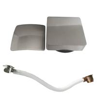 Mueller Moon complete badafvoer met vulfunctie vierkant geborsteld staal - thumbnail