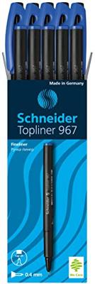 Fineliner schneider 967 0.4mm blauw | 10 stuks Fineliner schneider 967 0.4mm blauw | 10 stuks