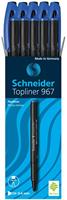 Fineliner schneider 967 0.4mm blauw | 10 stuks - thumbnail