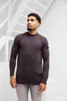 Malelions Knitted Crewneck Mm3-aw25-05 Trui 696 Mulch Brown - thumbnail