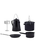 Esschert Design FF215 kampeerkookgerei Set Zwart - thumbnail