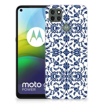 Motorola Moto G9 Power | TPU Case | Flower Blue Motorola Moto G9 Power | TPU Case | Flower Blue