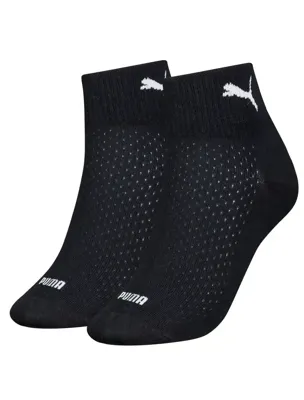 2-paar ademende Quarter sneakersokken dames - Mesh - Dunne katoenen zomerse sportsokken dames