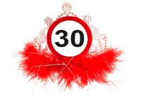 30 Jaar Verkeersbord Tiara - thumbnail