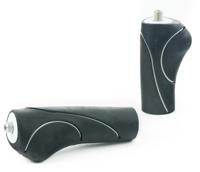 Widek 002673 handvatten urban 90/120mm zwart/wit op kaart - thumbnail