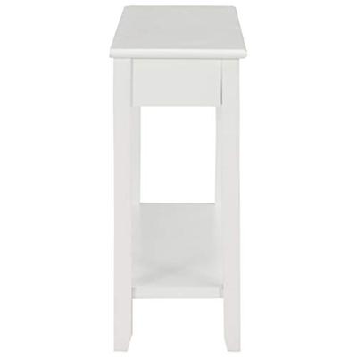 Wandtafel 110x35x80 cm hout wit
