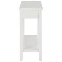 Wandtafel 110x35x80 cm hout wit - thumbnail