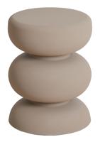 Light & Living Bijzettafel 'Kobodo' 35cm, kleur Mat Crème - thumbnail