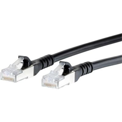 Metz Connect 1308455000-E RJ45 Netwerkkabel, patchkabel CAT 6A S/FTP 5.00 m Zwart Snagless 1 stuk(s) Metz Connect 1308455000-E RJ45 Netwerkkabel, patchkabel CAT 6A S/FTP 5.00 m Zwart Snagless 1 stuk(s)