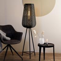 Light & Living Vloerlamp 'Adeta', mat zwart, 135cm hoog - thumbnail