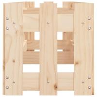 Plantenbak verhoogd met hekontwerp 200x30x30 cm grenenhout - thumbnail