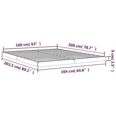 Bedframe massief grenenhout 160x200 cm Bedframe massief grenenhout 160x200 cm
