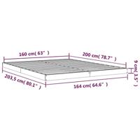 Bedframe massief grenenhout 160x200 cm - thumbnail