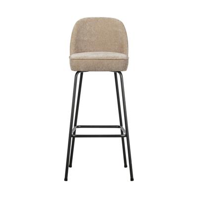 Woood Vogue barkruk H80 chenille zand