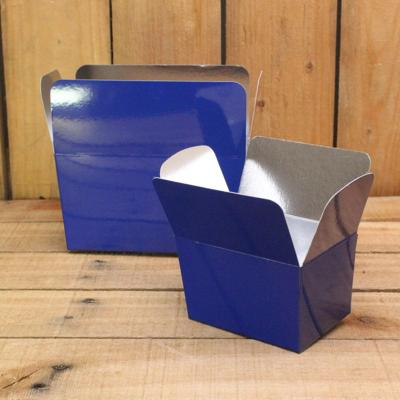 Bonbon doosjes - Chocolade doosje - Kobaltblauw 145 basic laag - 12 stuks