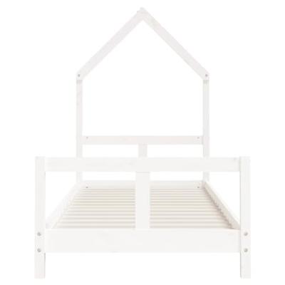 Kinderbedframe 80x200 cm massief grenenhout wit Kinderbedframe 80x200 cm massief grenenhout wit