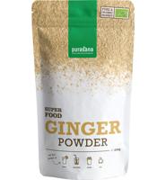 Purasana Gember poeder vegan bio 200 Gram - thumbnail