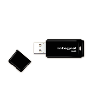 Integral USB 2.0 stick, 16 GB, zwart - thumbnail