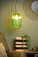 Lucide MALOTO - Hanglamp - Ø 20 cm - 1xE27 - Groen - thumbnail