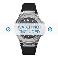 Horlogeband Guess W0247G4 / U0247G4 Rubber Zwart 22mm - thumbnail