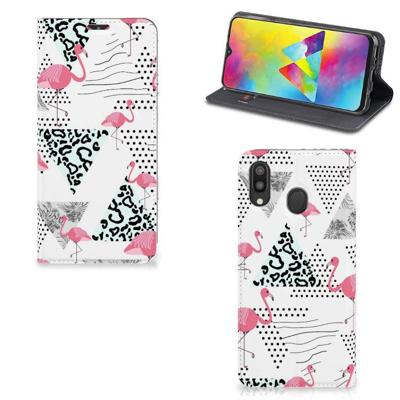 Samsung Galaxy M20 | Hoesje maken | Flamingo Triangle