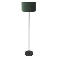 Steinhauer Zwarte vloerlampNoor met groene kap - 4445ZW - thumbnail