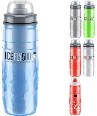Elite thermo bottles with protective cap ice fly blue 500ml