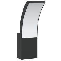 VidaXL Buitenwandlampen 2 st led gegoten aluminium zwart - thumbnail