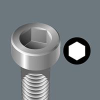 Wera 840/1 IMP DC Impaktor Bits SB SiS Inbus-bit 5 mm Gereedschapsstaal Gelegeerd, Met diamant bedekt D 6.3 1 stuk(s) - thumbnail
