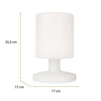 Lantaarn Smartwares 10.068.38 Wit Plastic 3 W 5 W E27 - thumbnail