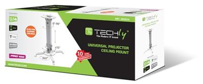 Techly ICA-PM 18S projector beugel Plafond Zilver