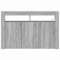 Dressoir Grijs sonoma 116 x 30 x 75 cm Bewerkt hout - thumbnail
