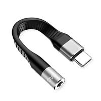 ROLINE Adapter USB Type C - 3,5 mm Audio, ST/BU, 0,1 m - thumbnail