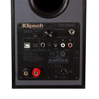 Klipsch: R-41PM Draadloze Boekenplank speakers - 2 stuks - Zwart - thumbnail
