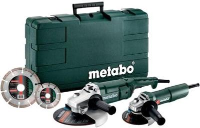 Metabo combo set we 2200-230 + w 750-125 (685172510) inclusief koffer en 2 slijpschijven - 685172510