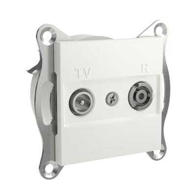 Schneider Electric EPH3300721D TV- en radio-eindcontactdoos Asfora Wit (RAL 9003) 1 stuk(s)
