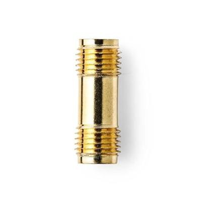 Nedis SMA-Adapter | SMA Female | SMA Female | Verguld | 50 Ohm | Recht | Koper | Goud | 2 Stuks | Doos - CSGB02940GD