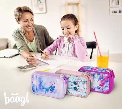 Baagl Luxe Etui - Pennenzak Unicorn 2-ritsen Baagl Luxe Etui - Pennenzak Unicorn 2-ritsen