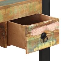 Bureau massief gerecycled hout - thumbnail