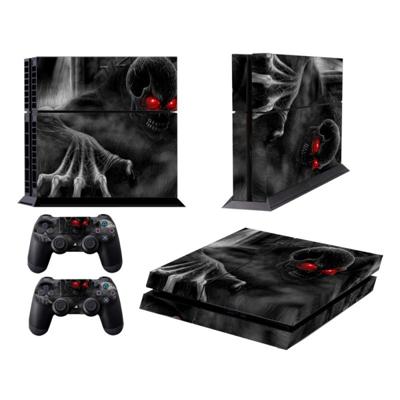 Dark Devil patroon modekleur beschermende film sticker voor Sony PS4 Dark Devil patroon modekleur beschermende film sticker voor Sony PS4