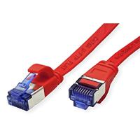 VALUE FTP patchkabel, Cat.6A (Class EA), extra plat, rood, 1 m - thumbnail