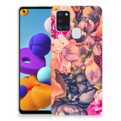 Samsung Galaxy A21s | TPU Case | Bosje Bloemen