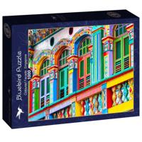 Coloured Facade, Singapore Puzzel 1000 Stukjes - thumbnail