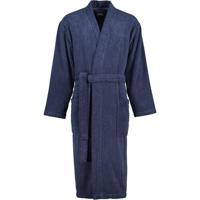Cawö Cawo Heren Home Kimono Uni 828 XL blau - thumbnail
