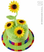 Fluwelen hoed zonnebloem - thumbnail