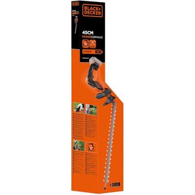 BLACK+DECKER GTC18452PCB-XJ Accu Heggenschaar | 45 cm | 18 V | Excl. accu en lader - GTC18452PCB-XJ BLACK+DECKER GTC18452PCB-XJ Accu Heggenschaar | 45 cm | 18 V | Excl. accu en lader - GTC18452PCB-XJ