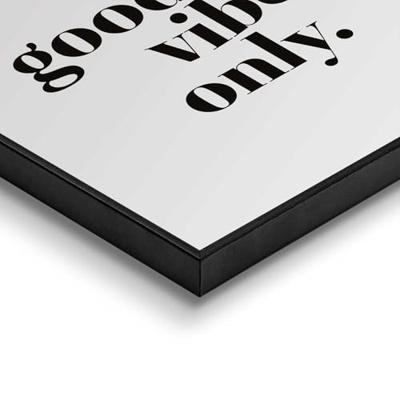 Reinders schilderij hout good vibes only 50x50cm black & white Reinders schilderij hout good vibes only 50x50cm black & white
