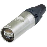 Neutrik etherCon connector NE8MX6-T Stekker, recht Aantal polen (sensoren) 8P8C Zilver 1 stuk(s) - thumbnail